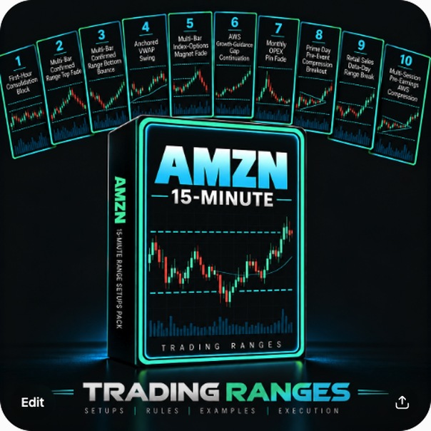 The AMZN 15-Minute Range Setups Pack cover