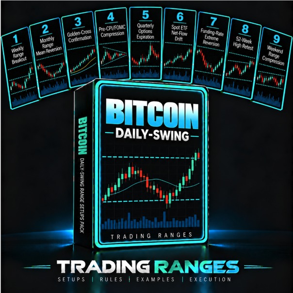The Bitcoin Daily-Swing Range Setups Pack cover
