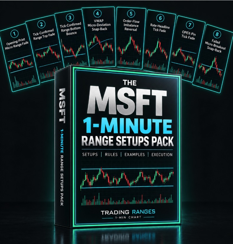 The MSFT 1-Minute Range Setups Pack cover