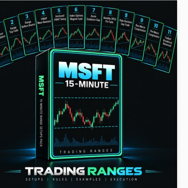 The MSFT 15-Minute Range Setups Pack cover