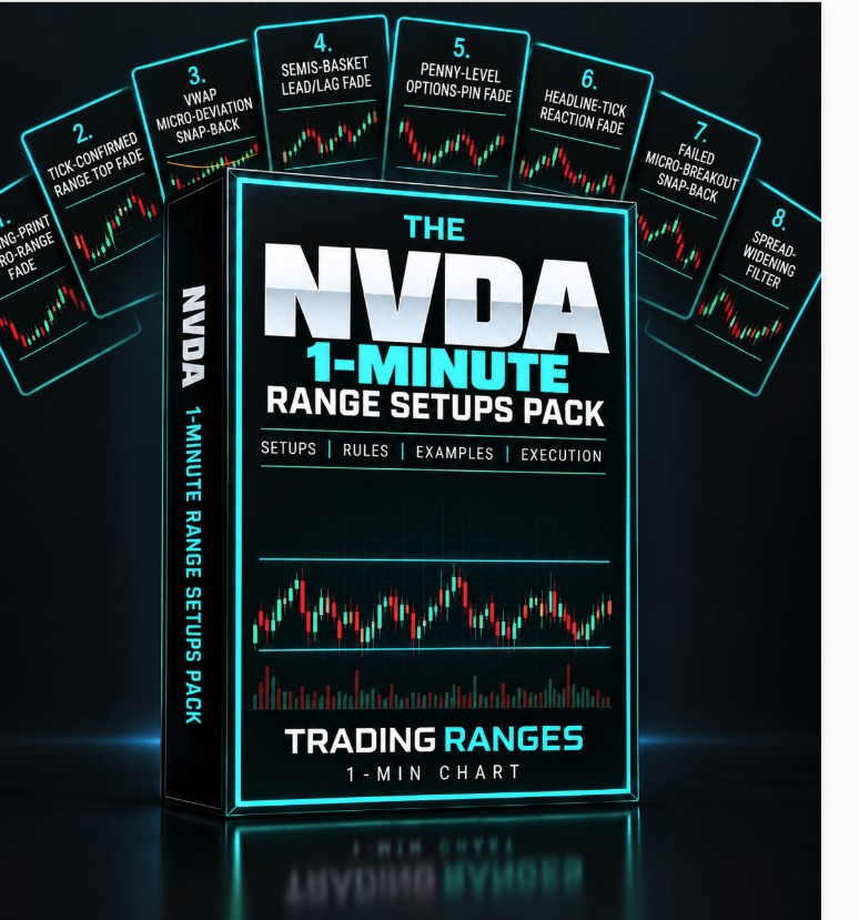 The NVDA 1-Minute Range Setups Pack cover