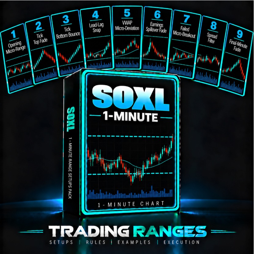 The SOXL 1-Minute Range Setups Pack cover