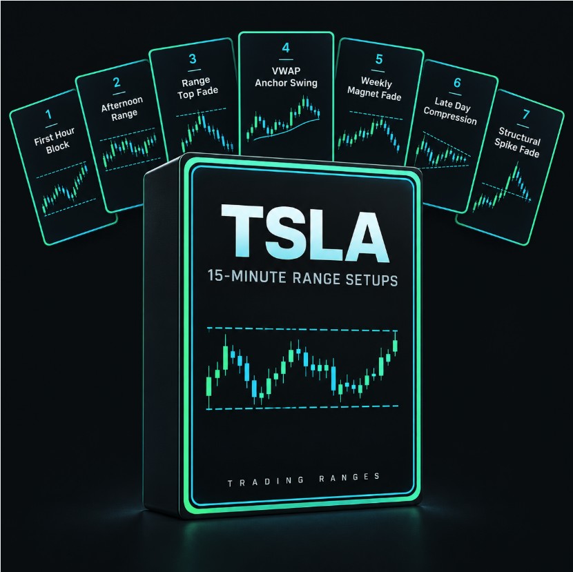 The TSLA 15-Minute Range Setups Pack cover