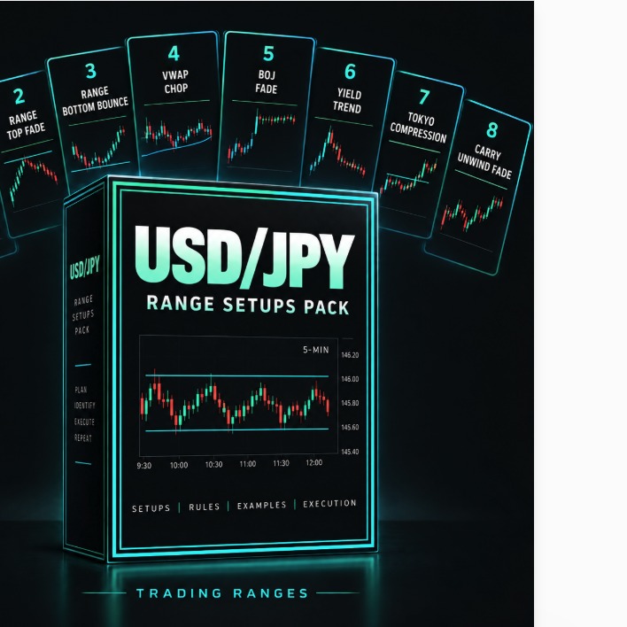 The USD/JPY Range Setups Pack cover